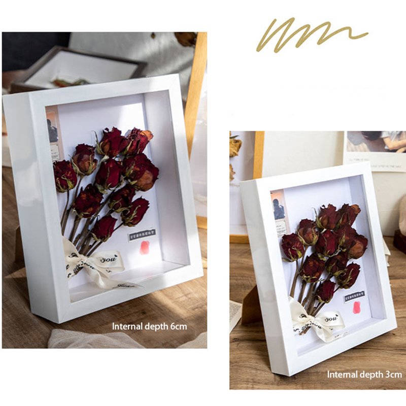 3CM,5CM Photo Frame 6,7,8,10, A4 Creative Handmade Diy Dried Flower picture box frame photo 3d shadow specimens picture frame