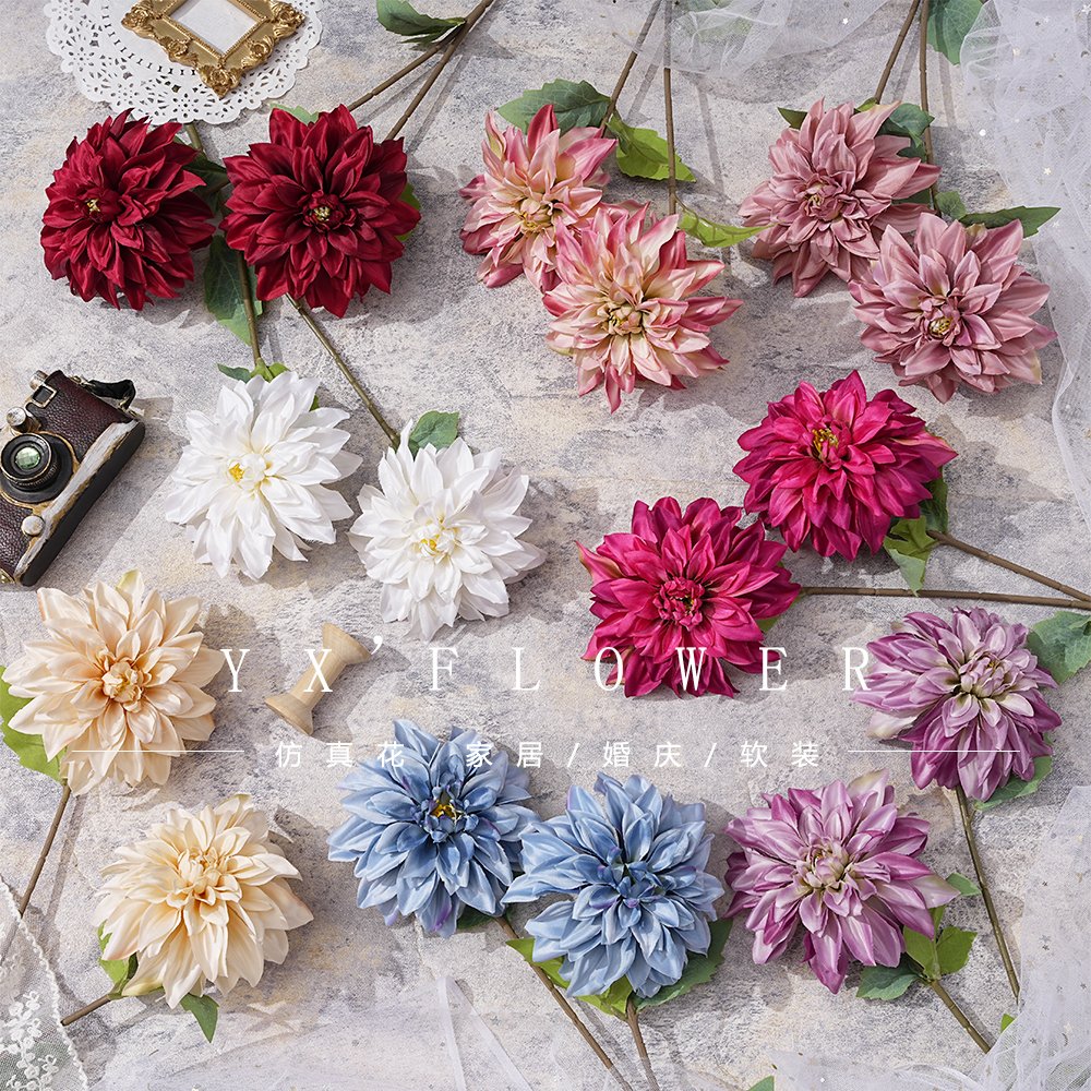 Wedding simulation 2 beautiful flower wedding hall flower arrangement road background decoration hotel window silk flowers