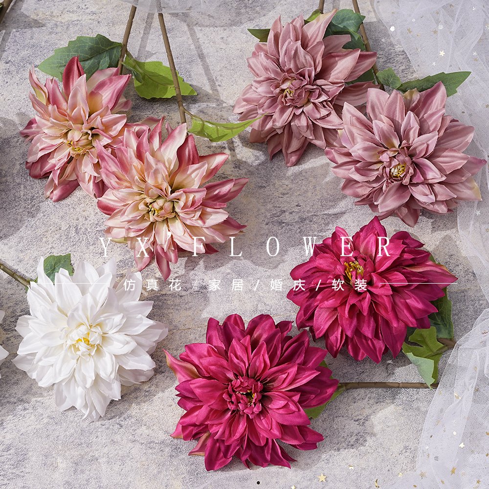 Wedding simulation 2 beautiful flower wedding hall flower arrangement road background decoration hotel window silk flowers