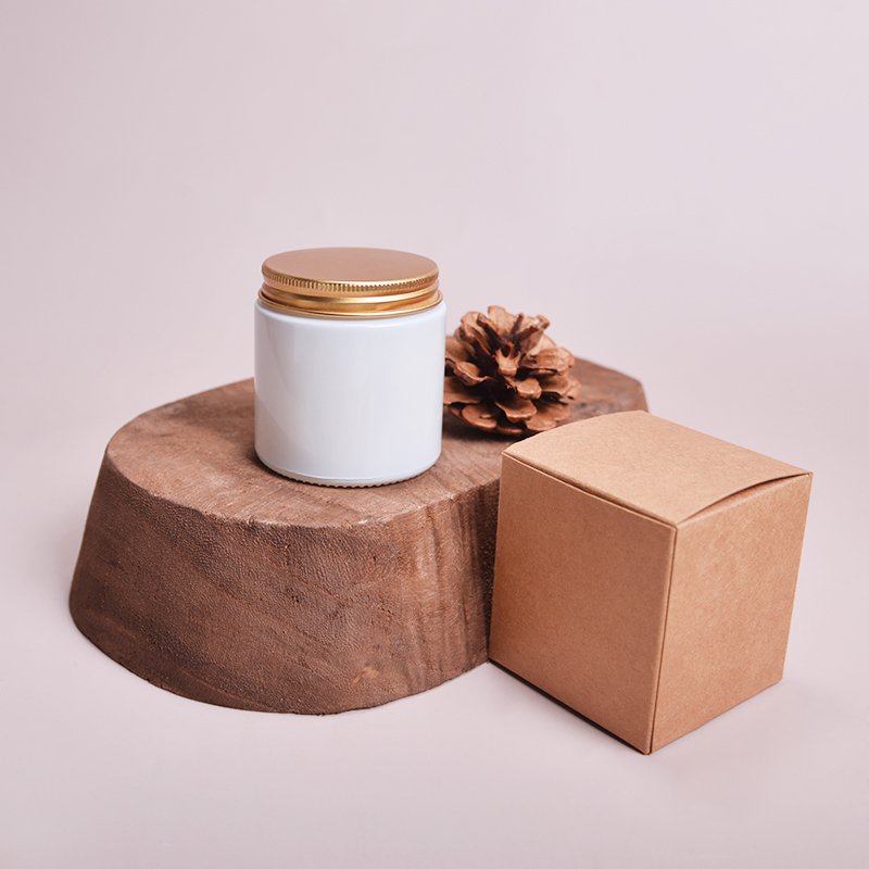 2024 Wholesale custom scented Solid color Premium sense canned with lid Aromatherapy candles white handmade Aromatherapy candles