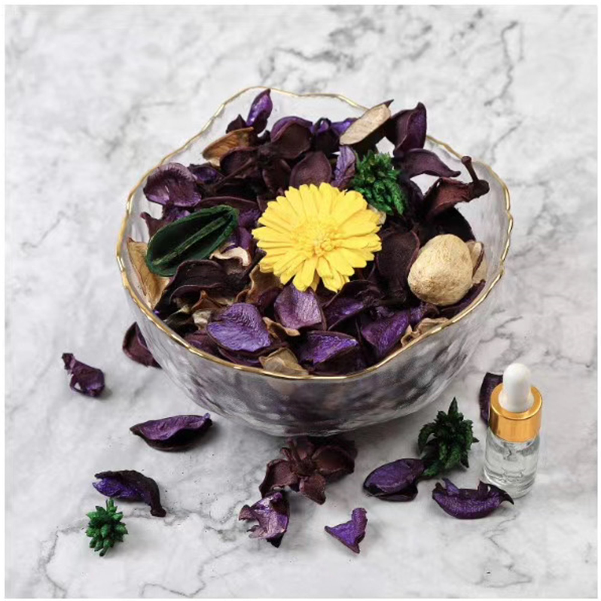 FLORESCENCE Home Fragrance Decor Sachet Botanicals Potpourri Dry Flowers In Kgs For Bedromm Toilet Wardrobe Car