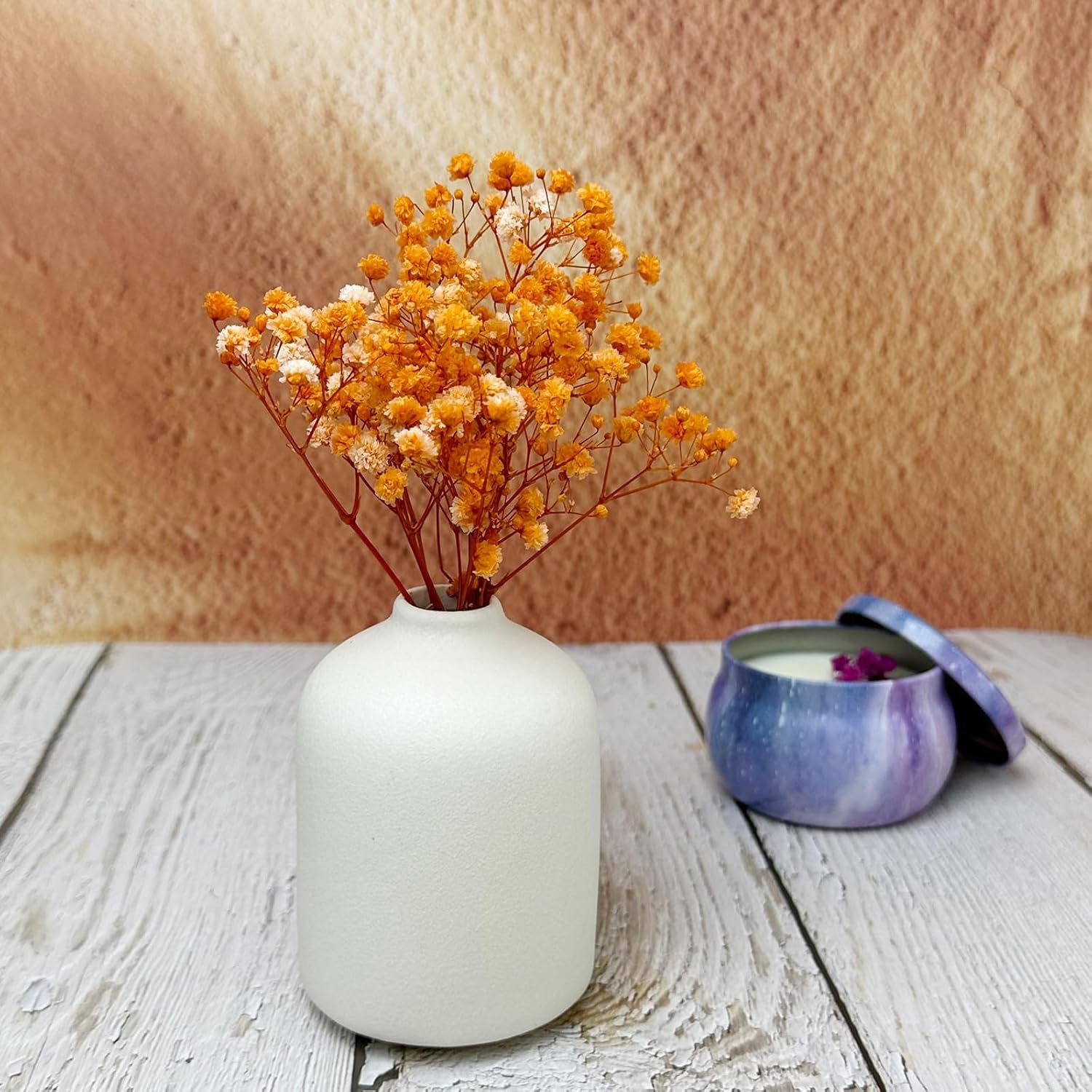 Factory Wholesale orange preserved baby's breath floral dried baby breath gypsophila babysbreath bouquet flower