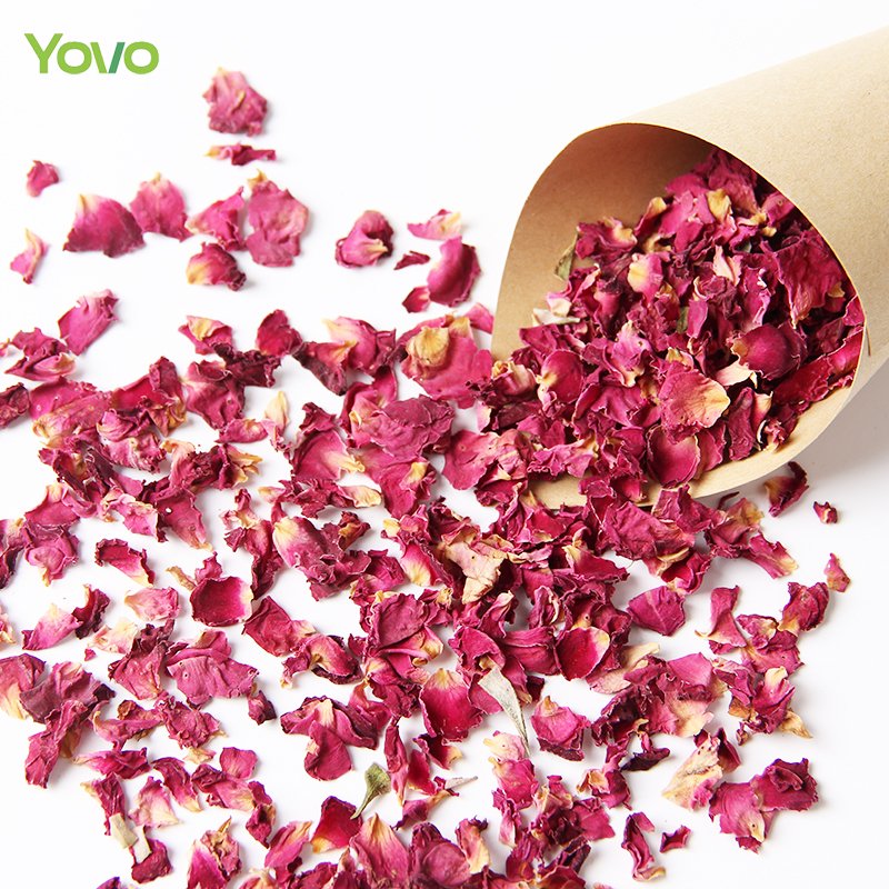 Popular Natural Dried Small Rose Petals Biodegradable Red Rose Petal for Decoration Confetti Candle Craft Soap Making
