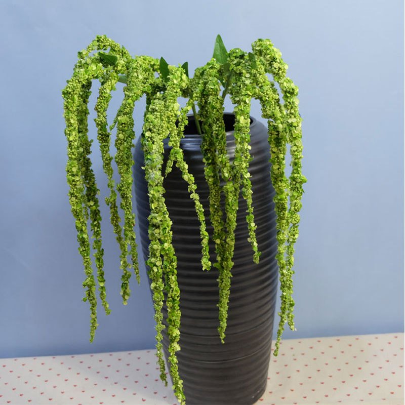 140cm Artificial Amaranthus Flower Hanging White Amaranthus Plants For Wedding Vase Bouquet Flower Arrangement Home Decor