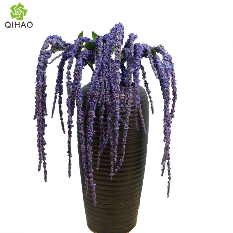 140cm Artificial Amaranthus Flower Hanging White Amaranthus Plants For Wedding Vase Bouquet Flower Arrangement Home Decor