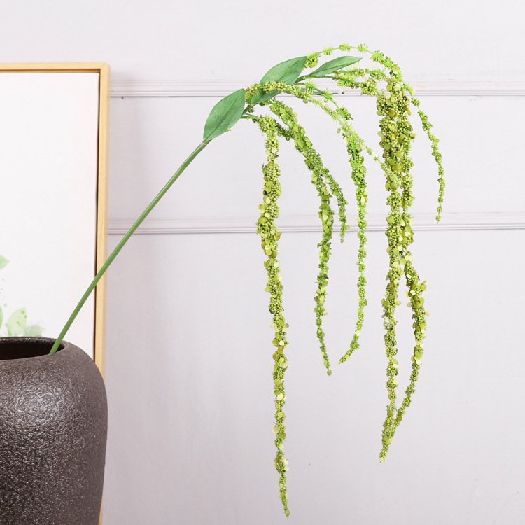 140cm Artificial Amaranthus Flower Hanging White Amaranthus Plants For Wedding Vase Bouquet Flower Arrangement Home Decor