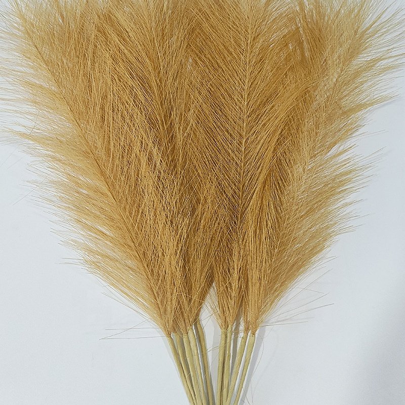 Realistic pampas grass best home decor for sale artificial fluffy botanical pampas grass