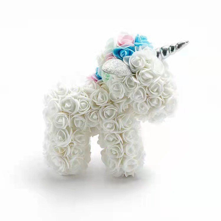 Creative Personality PE Flower Rose Unicorn Valentine Gift Rose Unicorn Wholesale