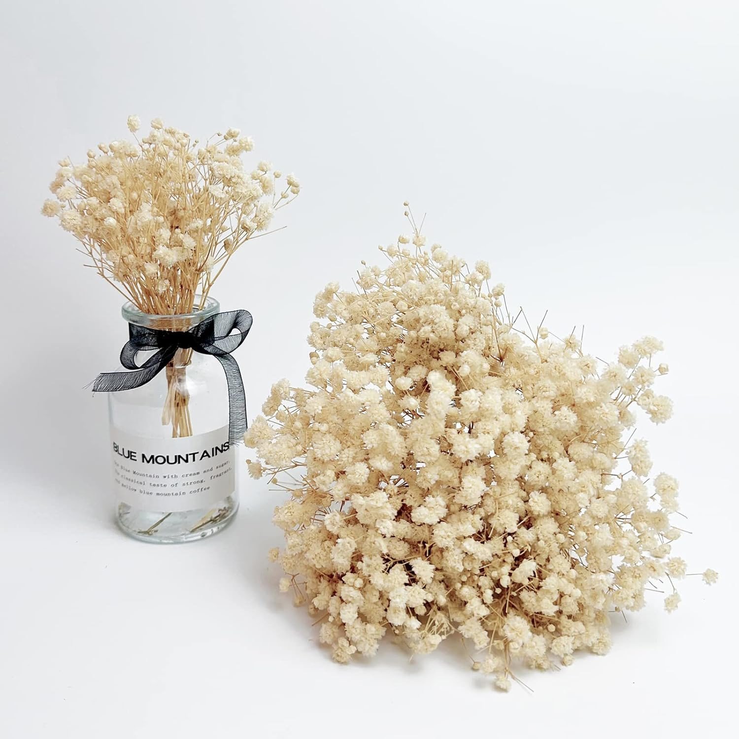 Dried Flowers Babys Breath Bouquet Wedding Decoration Gypsophila Starry Flowers