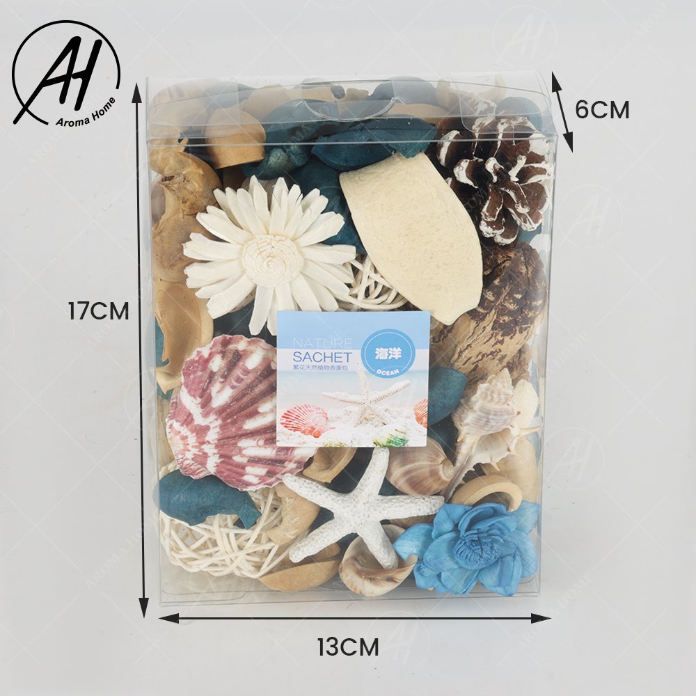 AROMA HOME Scented Potpourri Dried Flower Fragrance Sachet for Air Freshener