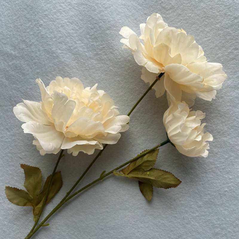 Silk cloth bouquet of dried flowers home decoration living room ornaments artificial flowers peony flowers