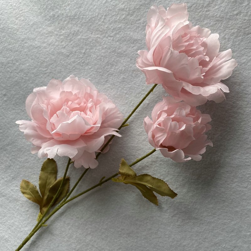 Silk cloth bouquet of dried flowers home decoration living room ornaments artificial flowers peony flowers
