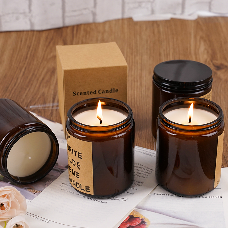 Custom Luxury Long Burning Tealight Black scented candles jars Custom Fragrance Scented Candles For Candle Making