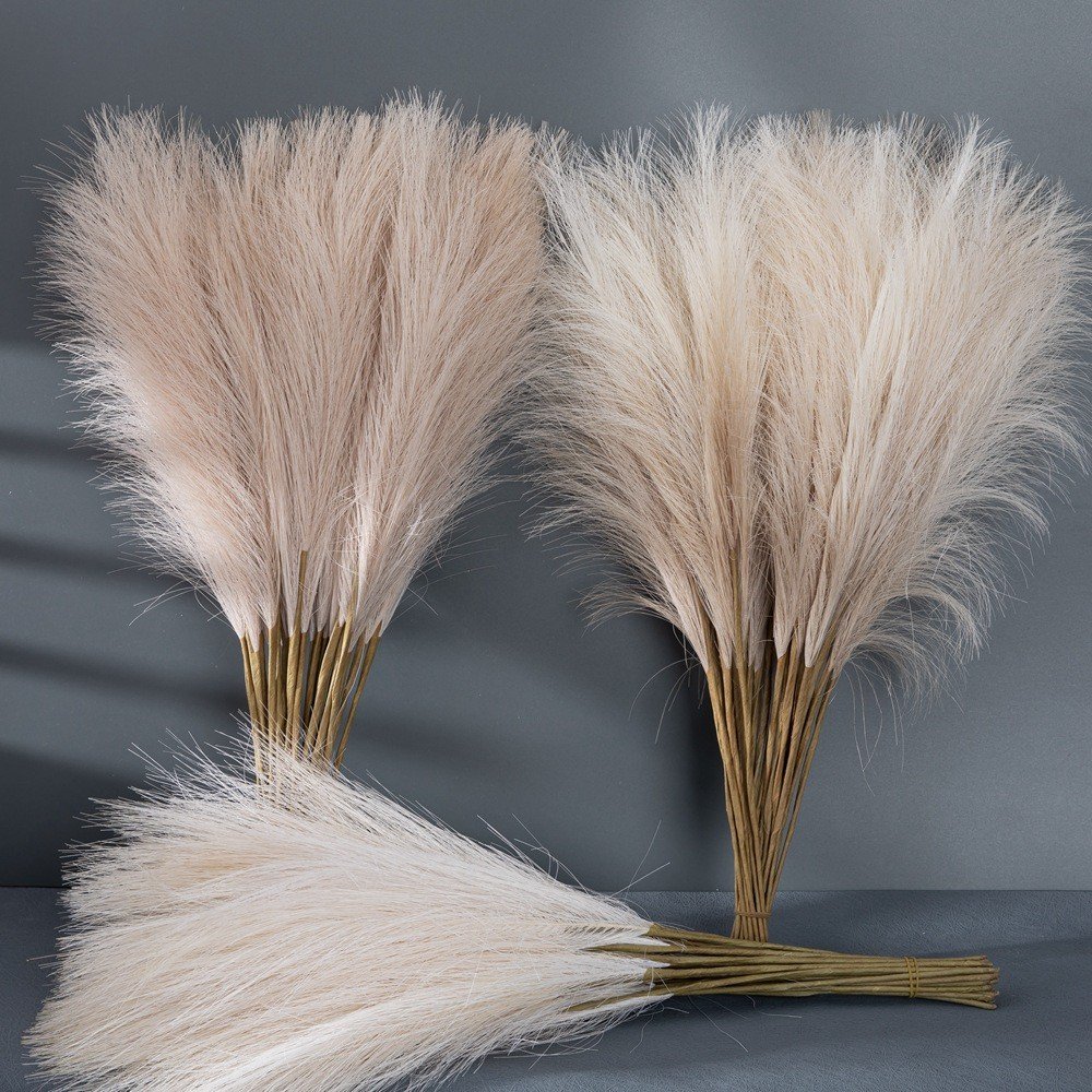 Factory Direct Mini Pampas Reed Grass INS Wind Home Decor Wedding Wholesale simulation dried Artificial Flowers home decore
