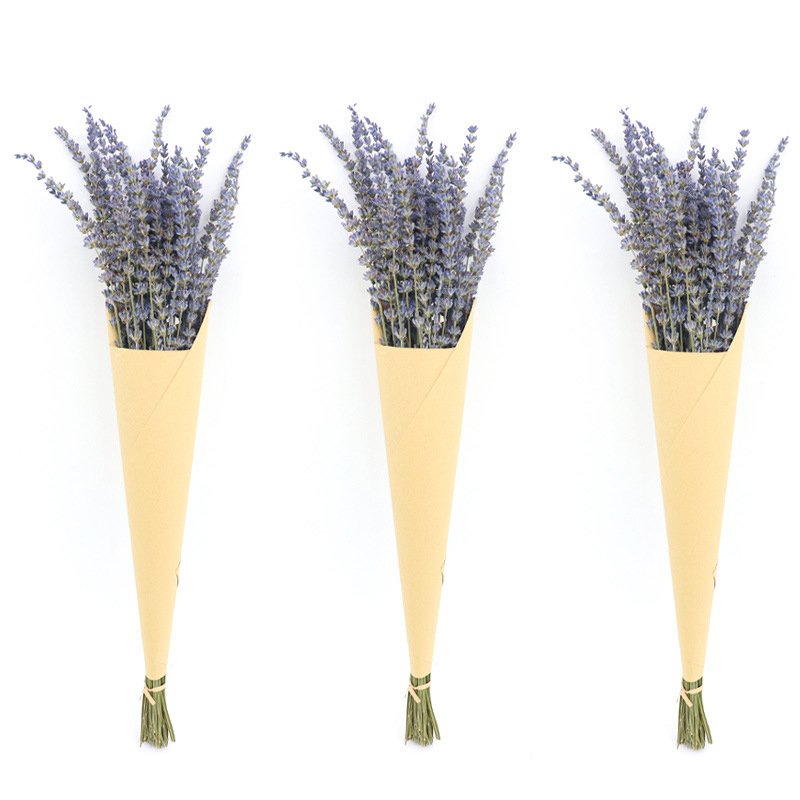 Lavender Silk Dried Flowers Natural Dried Flowers for Home Decoration Valentine's Day Dried Flowers party decor