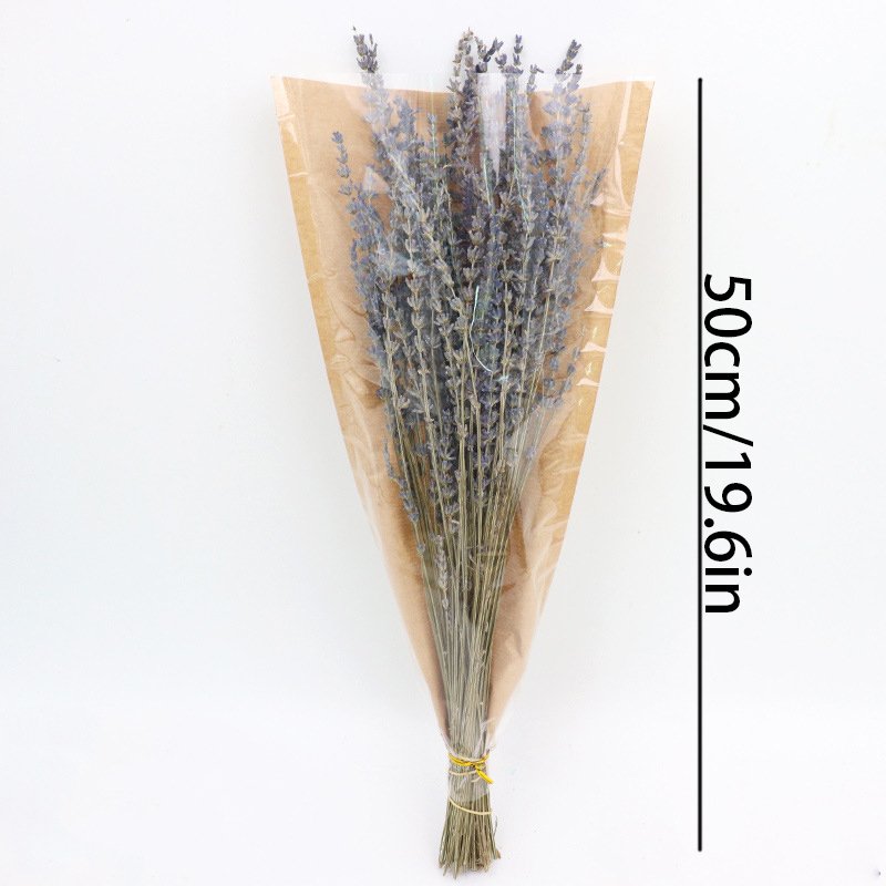 Lavender Silk Dried Flowers Natural Dried Flowers for Home Decoration Valentine's Day Dried Flowers party decor