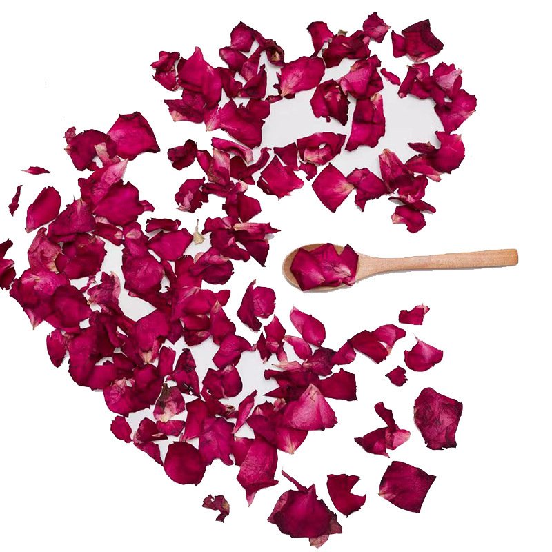 Natural Real Red Rose Flower Petals Dried Rose Petal for Wedding Decoration Bath Foot Bath Wedding Confetti Crafts Accessories