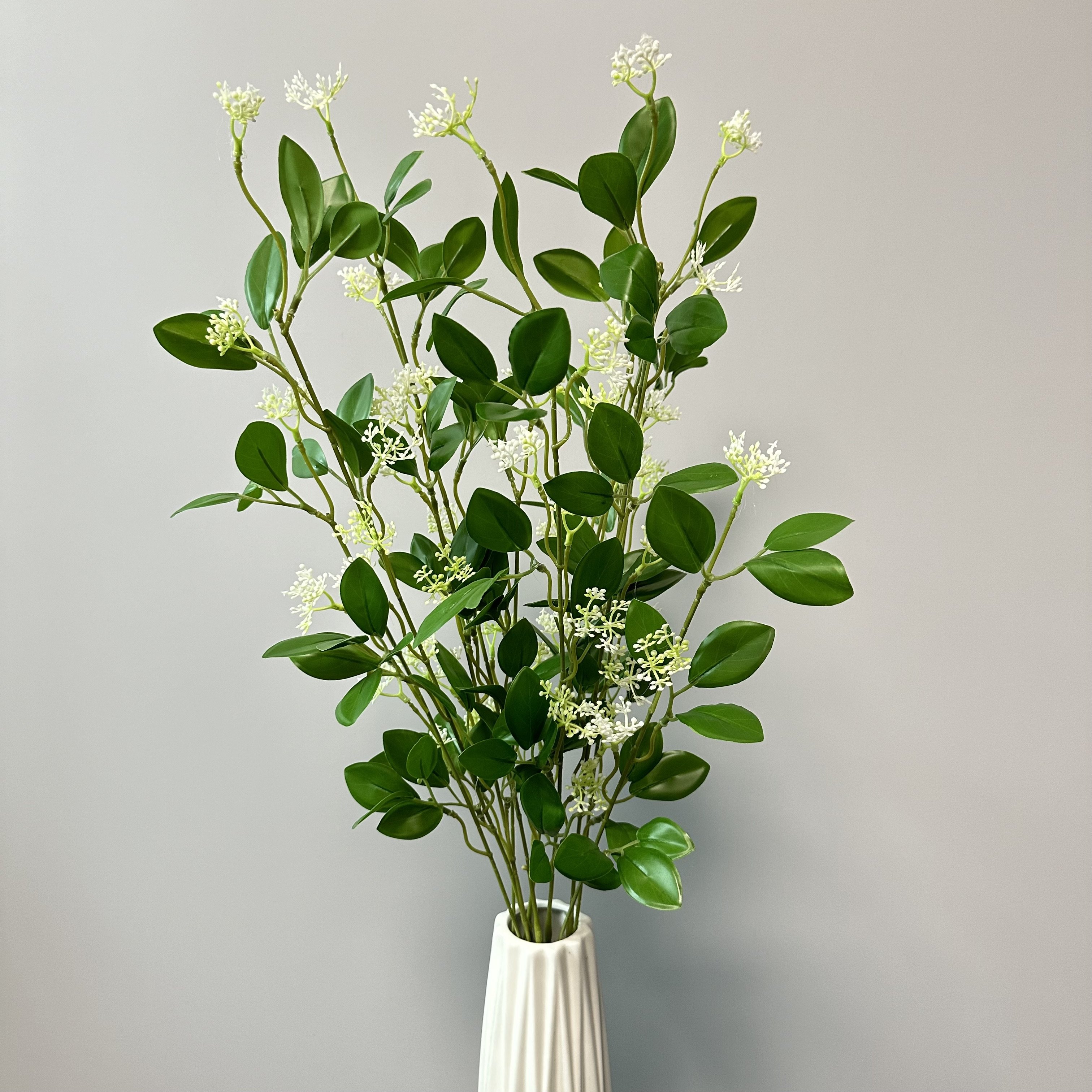Wholesale Price Small Dried Flowers Silk Flowers Customized Color Olive Branch Artificial Flower