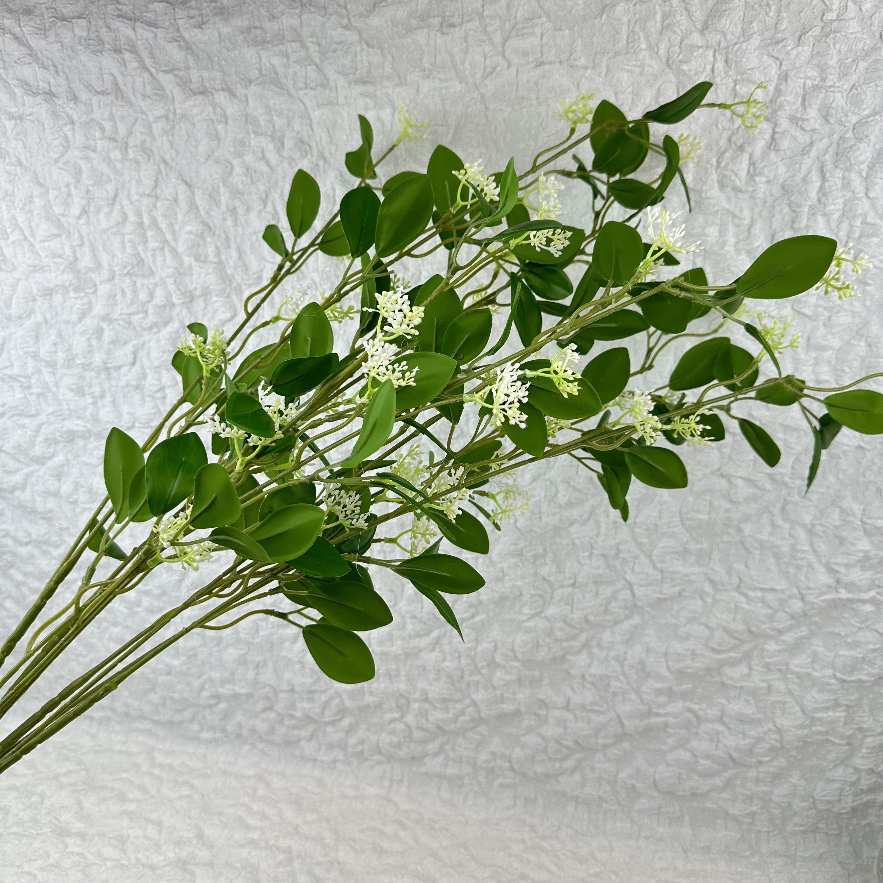 Wholesale Price Small Dried Flowers Silk Flowers Customized Color Olive Branch Artificial Flower