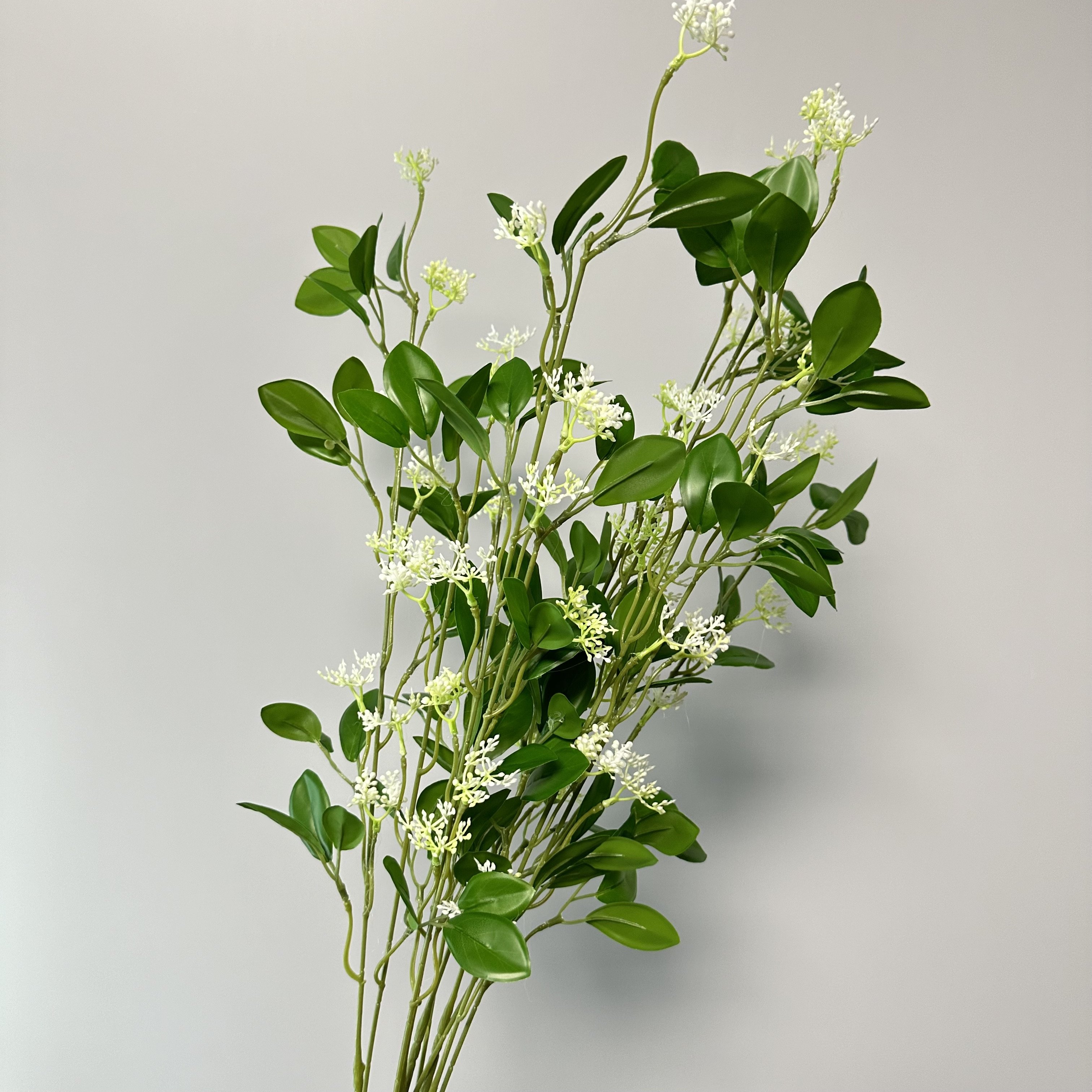 Wholesale Price Small Dried Flowers Silk Flowers Customized Color Olive Branch Artificial Flower