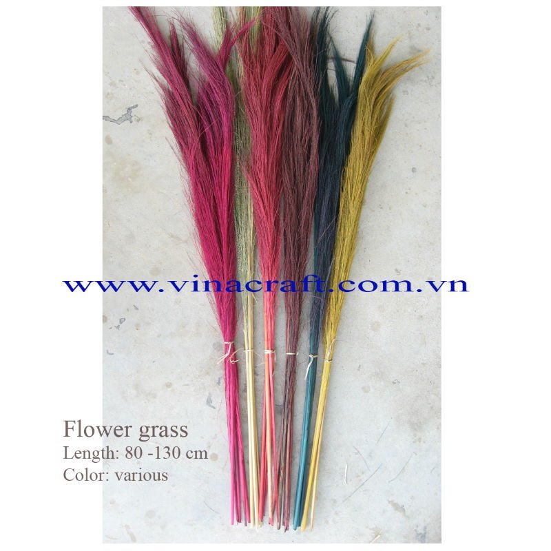 Dried grass flower for decorating