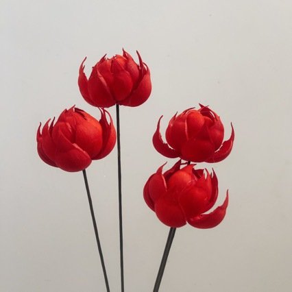 Dried decorative artificial lotus flower, floral handicrafts, hand made by natural materials,home decoration