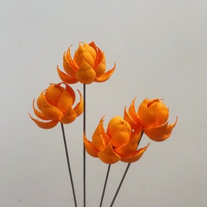 Dried decorative artificial lotus flower, floral handicrafts, hand made by natural materials,home decoration