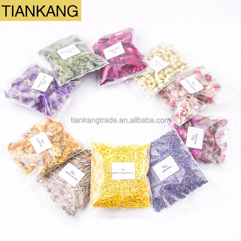 2022 New Arrival 2023 Hot Selling Mixed Dried Natural Flowers for Bath Soap Candle Decoration Jasmine Rose Lavender Flowers