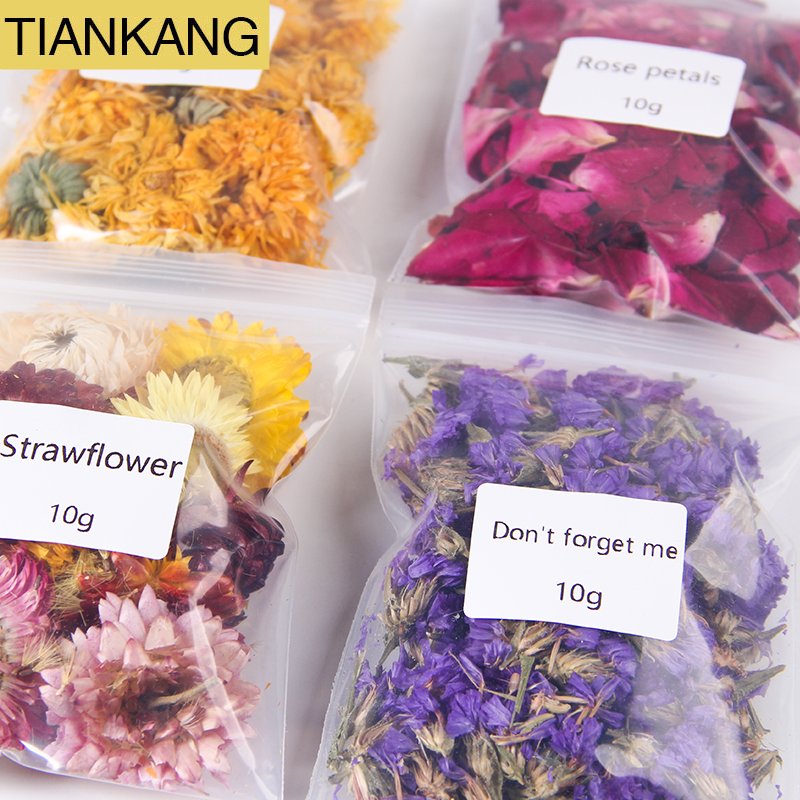 2022 New Arrival 2023 Hot Selling Mixed Dried Natural Flowers for Bath Soap Candle Decoration Jasmine Rose Lavender Flowers