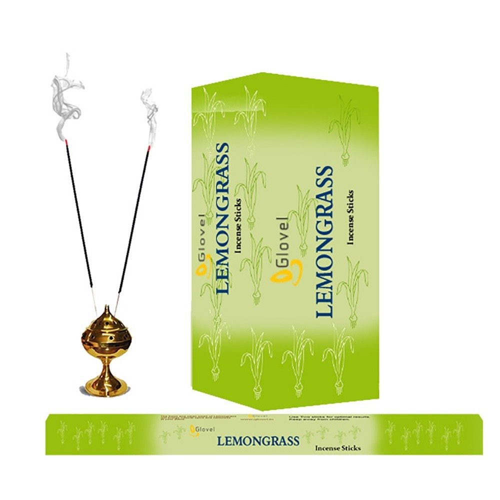 Best Selling Lemongrass Incense Stick 9 inch sticks Flat Box with scented Fragrance Pooja Incense Stick exporter from India