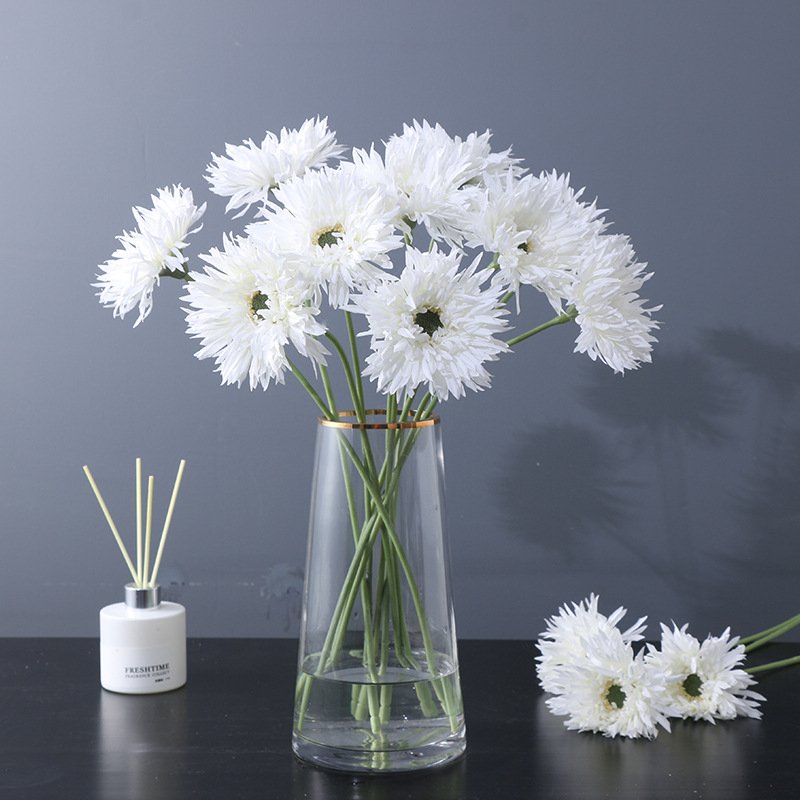 Factory Direct Artificial African Daisies Flowers African Daisy Silk Flowers for Wedding Decoration Home Decoration