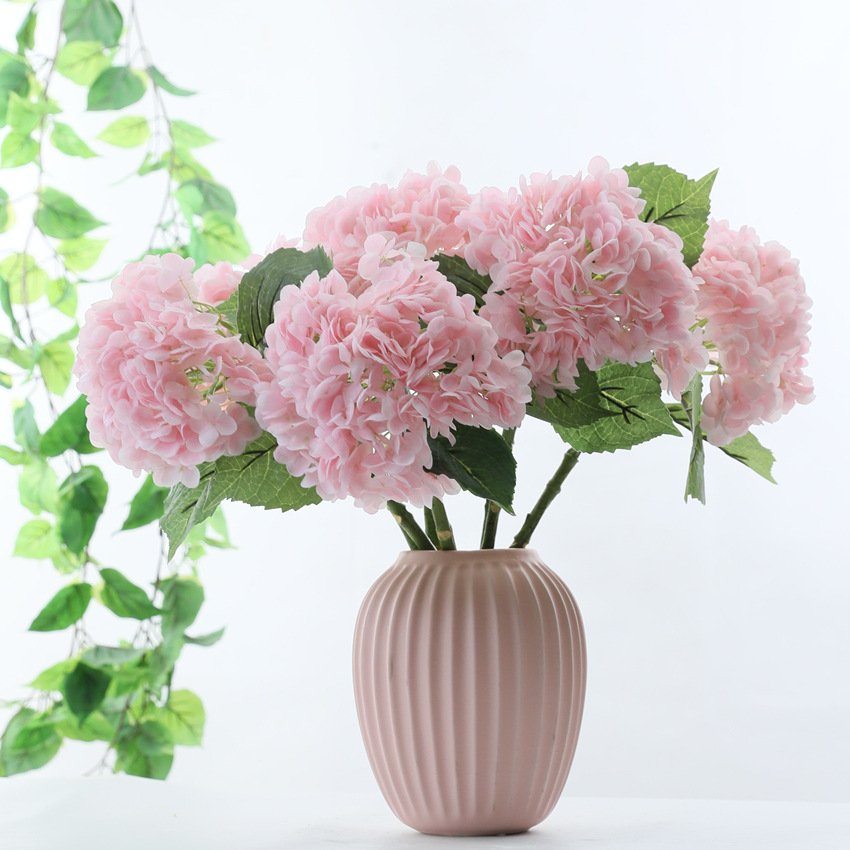 Simulated flower 3D texture moisturizing large embroidered ball flower hotel decoration floral art wedding embroidered ball