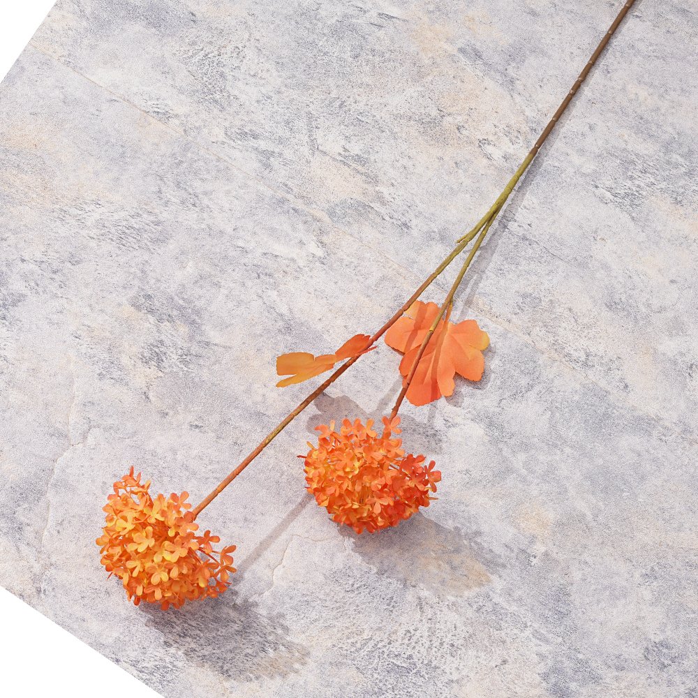 2 mini hydrangea single branch plastic hydrangea Hotel wedding hall flower art Korean wedding road primrose material