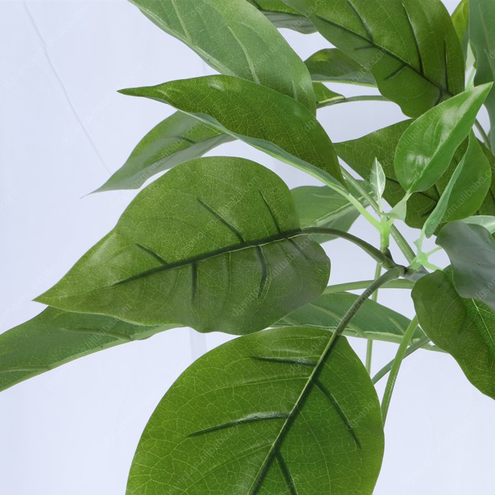 Decorative PU Real Touch Artificial Datura Trumpet Flower plant in pot