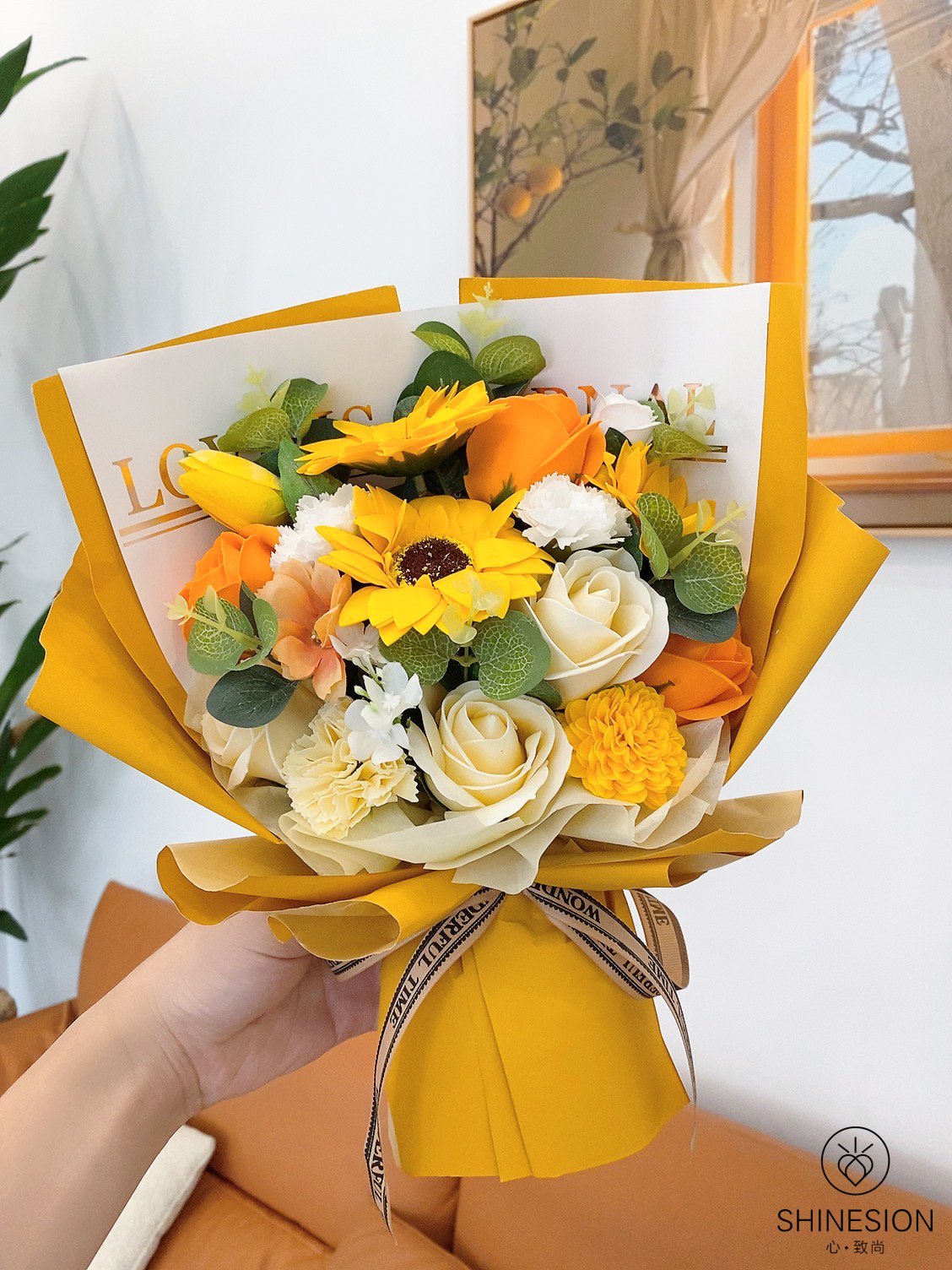 High quality soap rose bouquet decoration Valentine's Day gift life dried flower bouquet decoration gift ornament