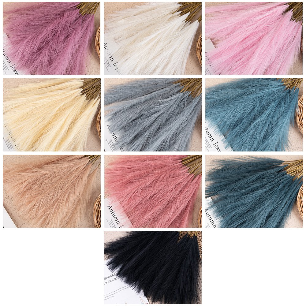 INS Artificial Grass Plant Mini Pampas Decoration Wedding Party Halloween Home Decor Artificial Pampas Grass