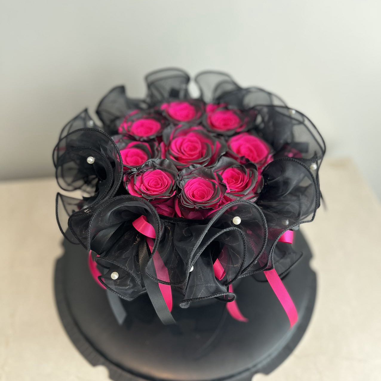 Ballet Style Valentine's Day Mother's Day Gifts Immortal everlasting real Rose eternal dried and preserved bouquet flowers