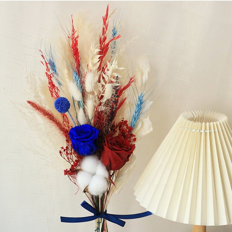 Exclusive Newly bouquet high Quality Dried Flower Bouquet independence day decoration