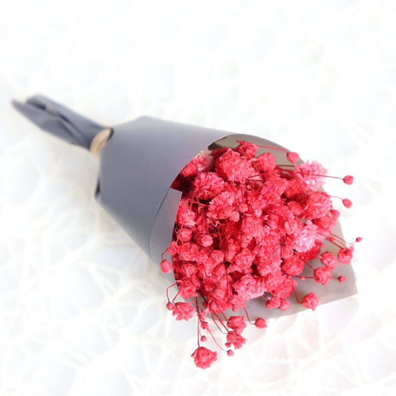 Dried flower bouquet manufacturer good price high quality festival gift Gypsophila mini bouquet