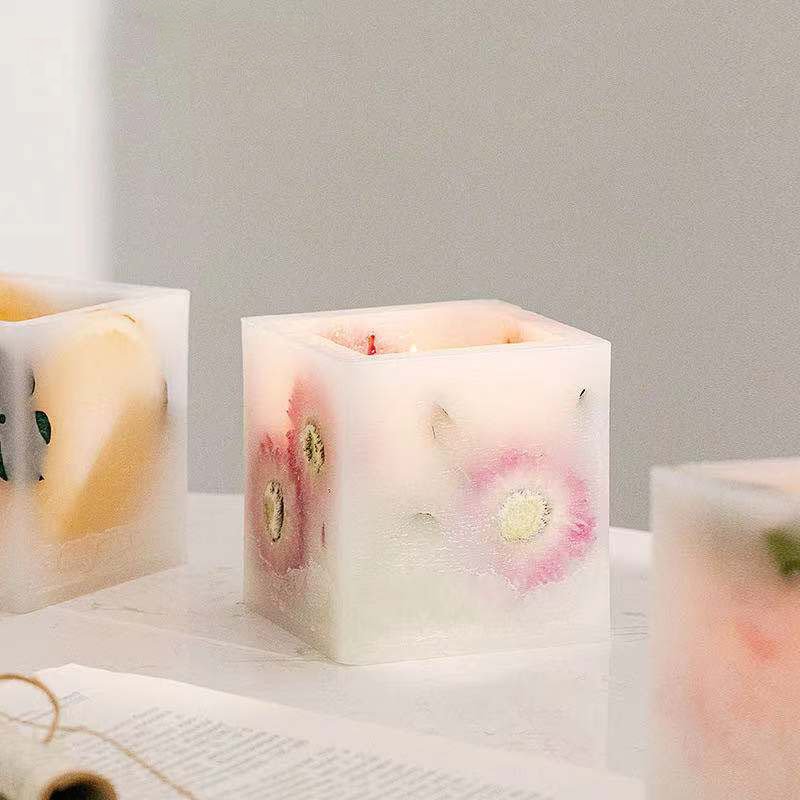 Scented Candle Soy Wax Luxury Candles Scented Custom Scented Candles With Dried Flower