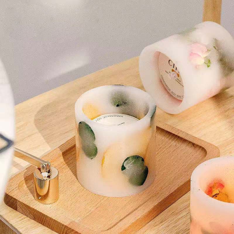 Scented Candle Soy Wax Luxury Candles Scented Custom Scented Candles With Dried Flower