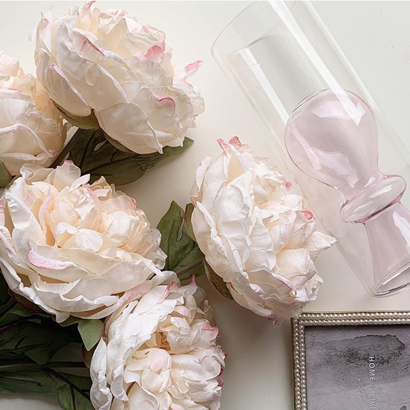 Living Room Internet Celebrity Shooting Wedding Supplies Silk Peony Bouquet Decorative Artificial Flowers