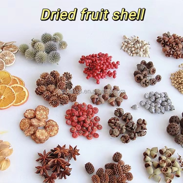 Diy Aromatherapy Candle Wholesale Plant Dried Flower Smokeless Aromatherapy Material Chrysanthemum Rose Dried Orange 10 G 100pcs