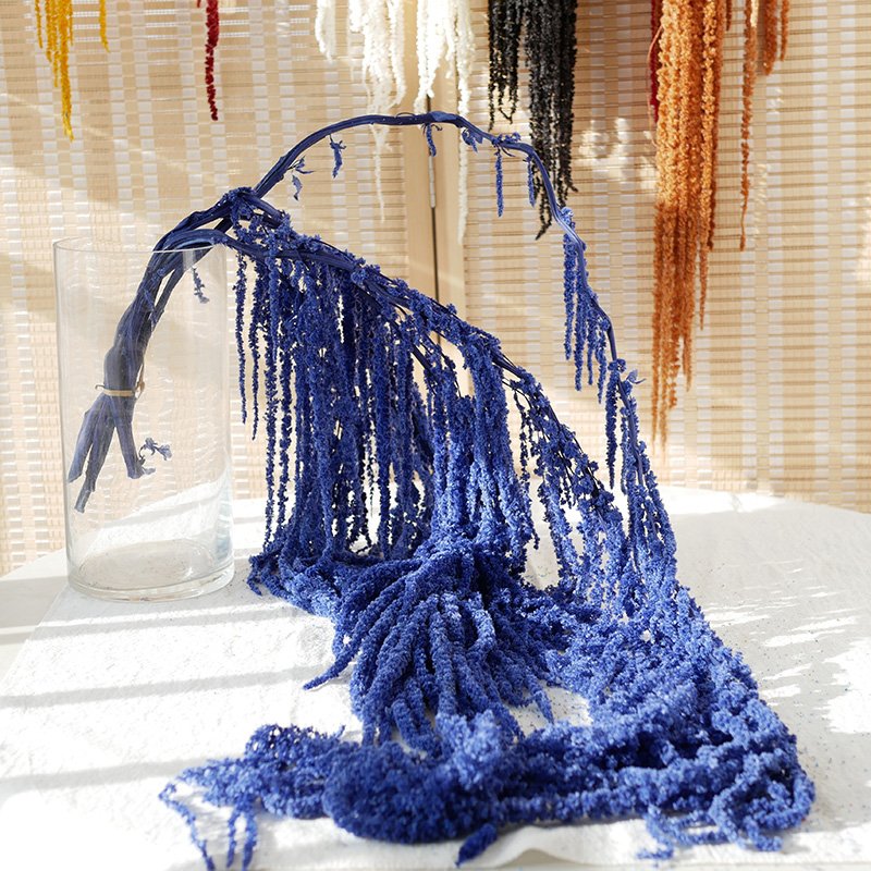 Preserved Amaranthus Wedding Decoration Dried Flowers Preserved Foliage Soft Real Touch Large Preserved Hanging Amaranthus