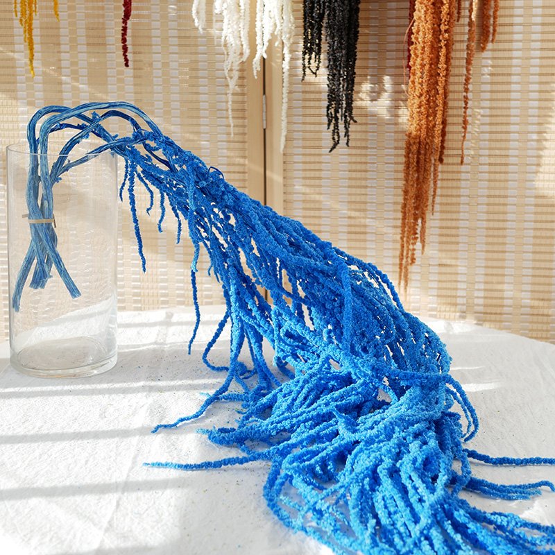 Preserved Amaranthus Wedding Decoration Dried Flowers Preserved Foliage Soft Real Touch Large Preserved Hanging Amaranthus