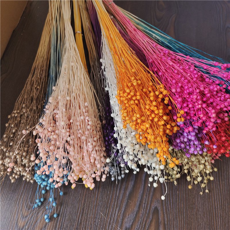 18-Color Rich Beans Dried Press Flower Preserved Bouquet And dried flower bouquet For Mother'S Day