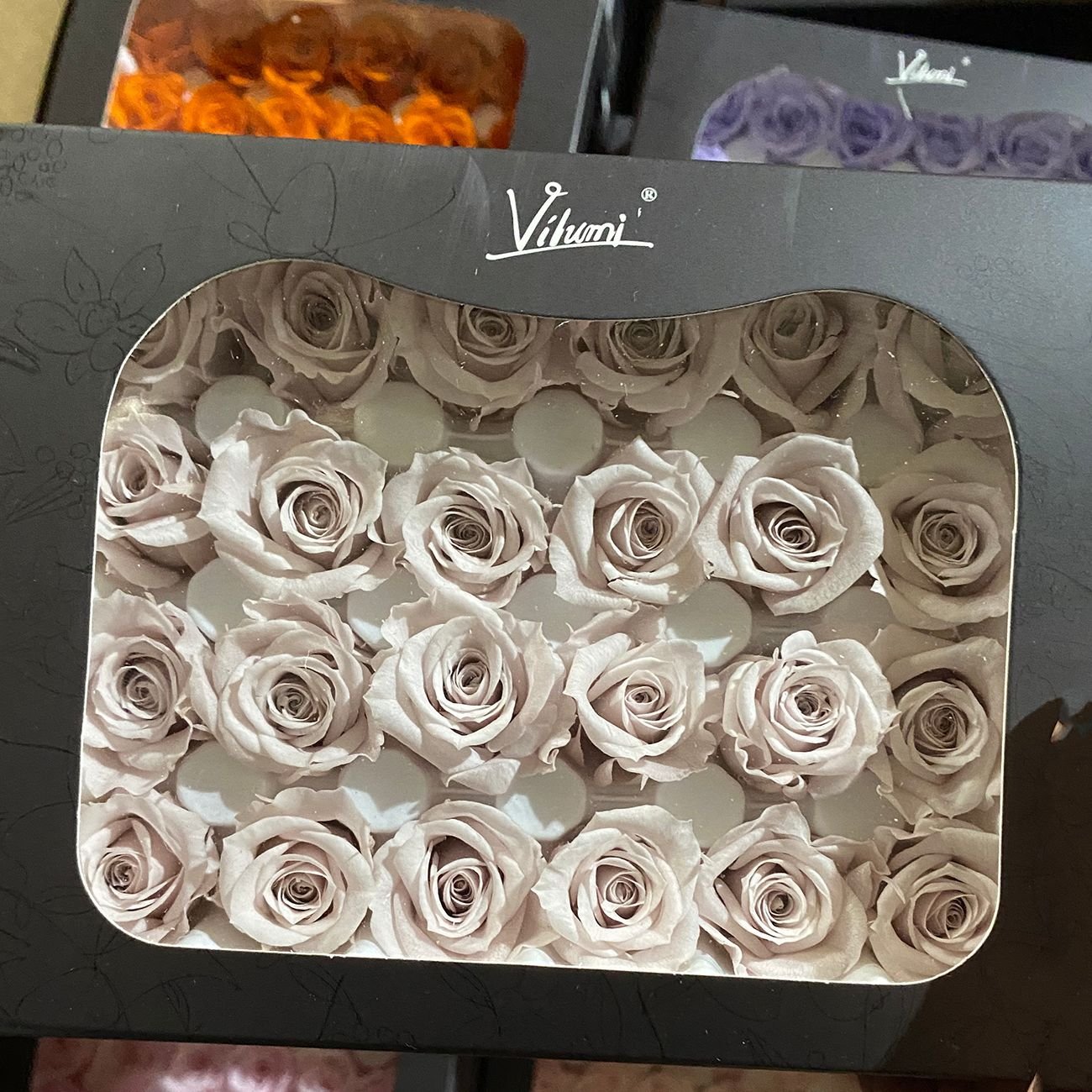 1-2cm 24 pcs/box Preserved Flowers Rose Eternal Forever Dried Flowers for Decoration