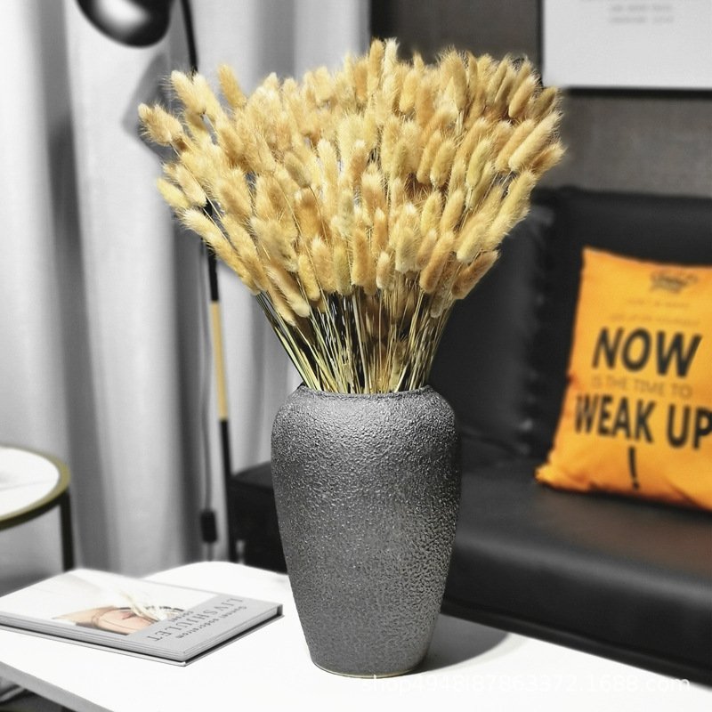 Hot Decorative Flowers Rabbit Tails Grass Mini Pampas Grass Dried Bunny Tails Grass For Wedding Home Decorations