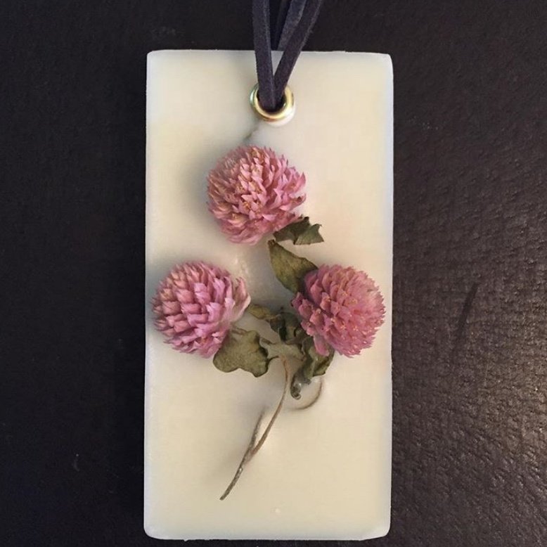 Luxury Wedding Decoration Valentine Gifts Handmade Dried Flowers Scented Wax Tablets