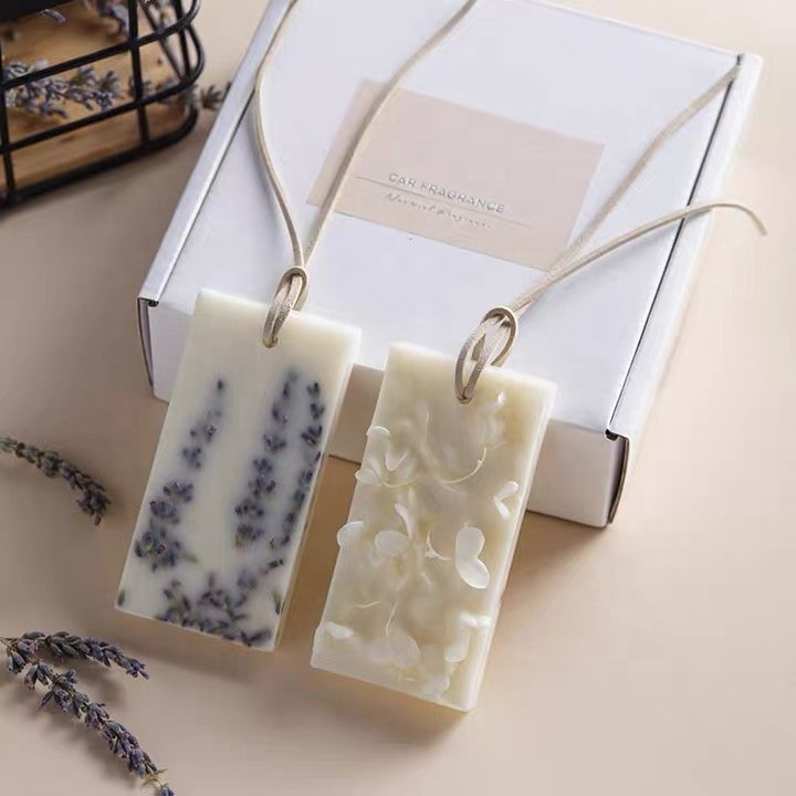 Luxury Wedding Decoration Valentine Gifts Handmade Dried Flowers Scented Wax Tablets